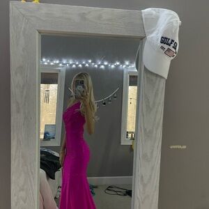 Vibrant Pink Evening Gown